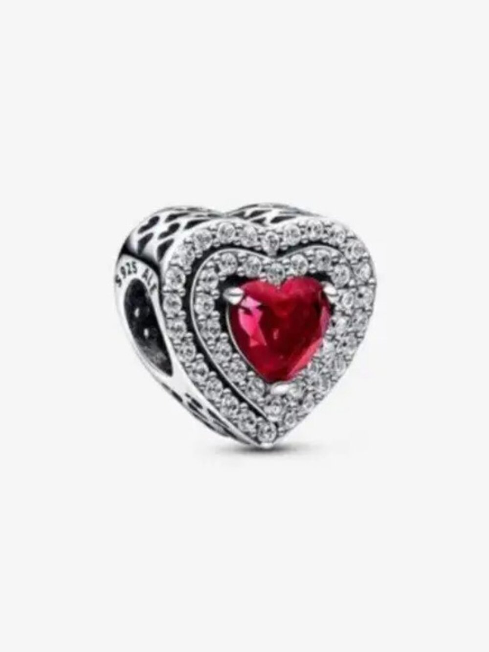 Pandora Sparkling Levelled Heart Charm